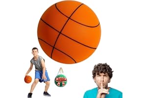 LOOPYAURA Silent Basketball 29.5/27.5/25.5inch, Standard Hush Handle Basketball, Silent Basketball Dribbling Indoor, Silent Swish Basketball, Silent Foam Basketball for Indoor