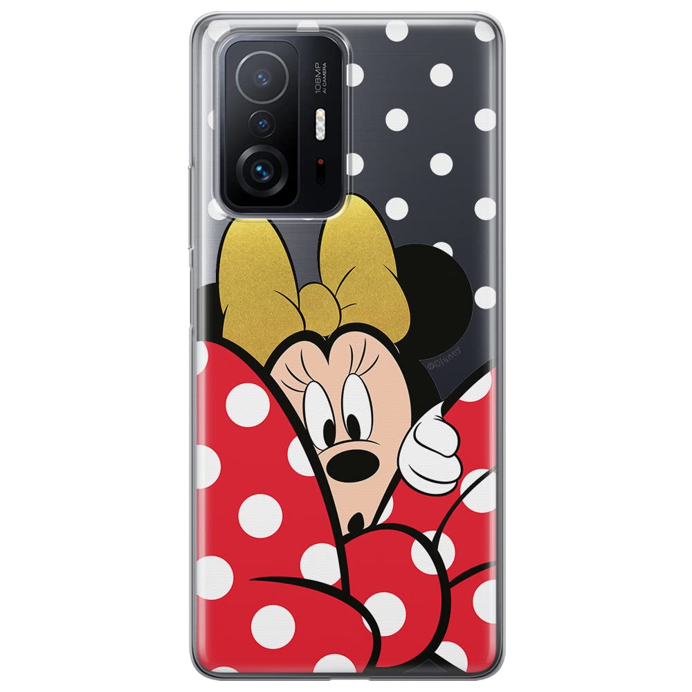 ERT GROUP mobile phone case for Xiaomi 11T 5G / 11T PRO 5G original and officially Licensed Disney pattern Minnie 015 optimally adapted to the shape of the mobile phone, partially transparent