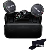 Insta360 Mic Pro (2 TX + 1 RX + Charging Case), Wireless Mini Lavalier Microphone for iPhone/Camera/Android, Ultralight, Vlogging, Bluetooth, Customizable E-Ink Display, 3-Mic Array, 30hrs Use