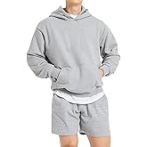ceauros Men's Hoodies Loose Fit Pullover Casual Fashion Long Sleeve Hooded Sweatshirts with Pocket