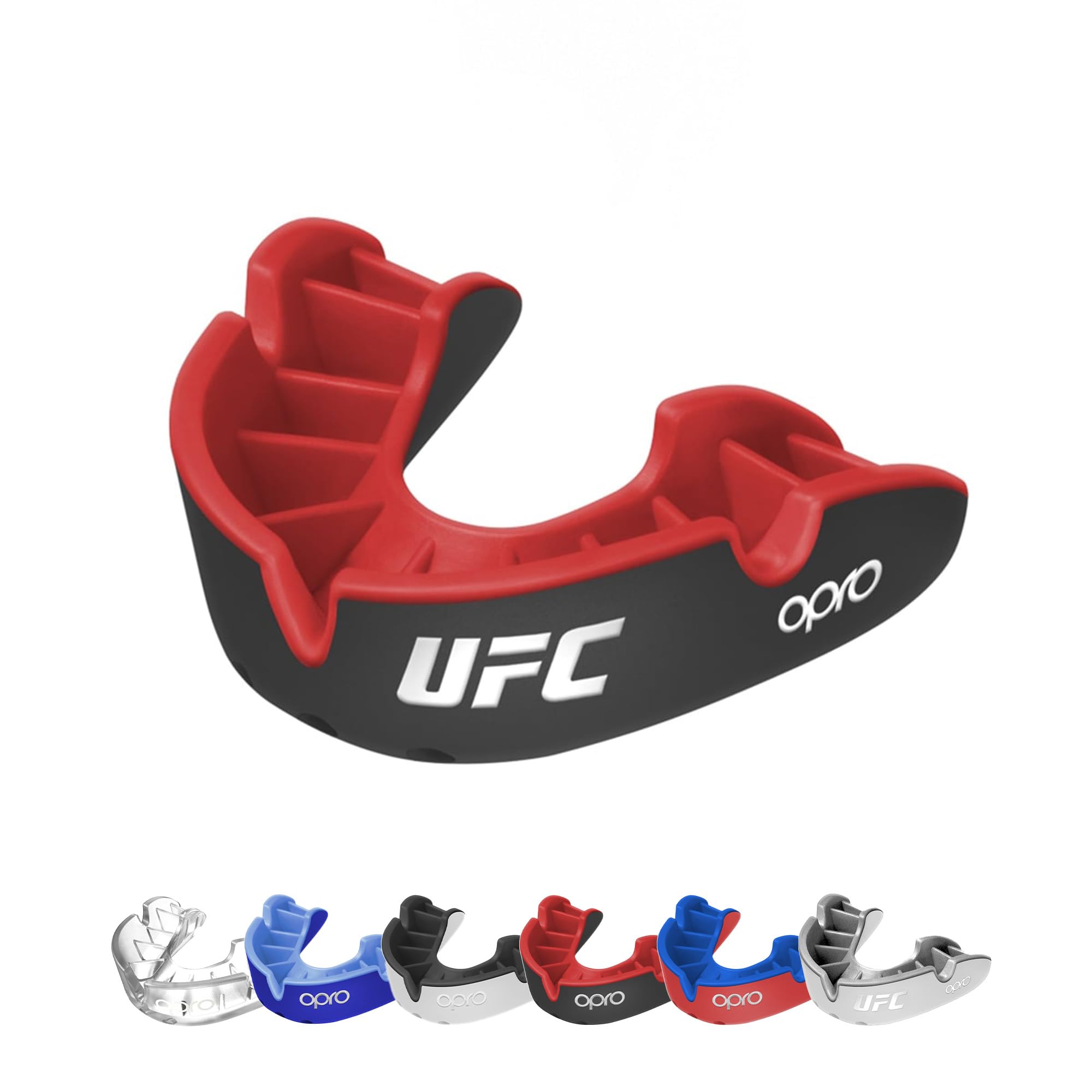 OPRO Silver Level Mouthguard Essential Fit – Gum Shield Adult and Kids – OPRO Mouth Guard Boxing and MMA, Easy Self-Fit Gum Shield Rugby and Hockey – Superior Protection with Dental Warranty — image 1