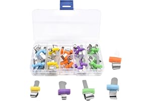 KOUYOT Dental Matrix Bands Dental Metal Matrix Bands Colorful Orthodontic Matrix Bands Sectional Contoured Matrices 50 Pcs