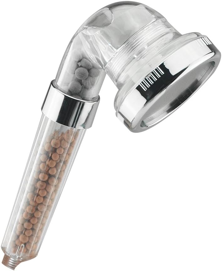 Lonic Ball Filter Shower Head-Purify ShowerHead Filter Handheld High Pressure & Water Saving Shower Head-Anion Energy Ball Handheld Showerhead-ForDry Hair & Skin Spa