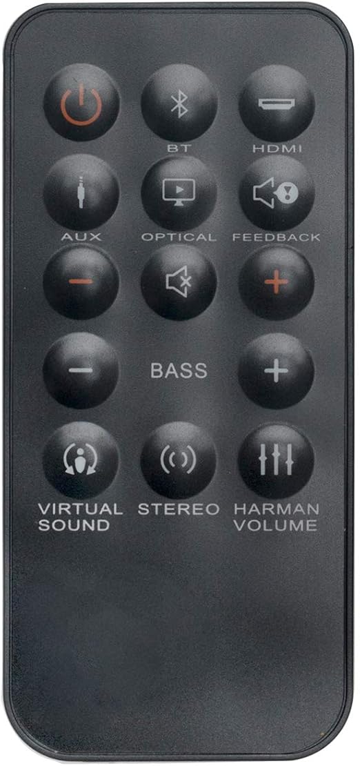 New Replacement Remote Control Applicable For Jbl Cinema Soundbar Sb350 Sound Bar Home Audio Theater Amazon Com