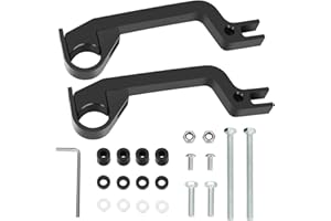 Handguard Mount Kit Replacement for 34452 Powermadd Sentinel HandGuard Black,Aluminum Alloy Handguards Brackets for Snowmobil