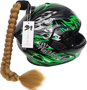ponytail friendly motorcycle helmet