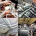 LOKMAN 20 Pack 5/8 Inch Stainless Steel Cable Clamp, Rubber Cushioned Insulated Clamp, Tube Holder for Tube, Pipe or Wire Cord Installation