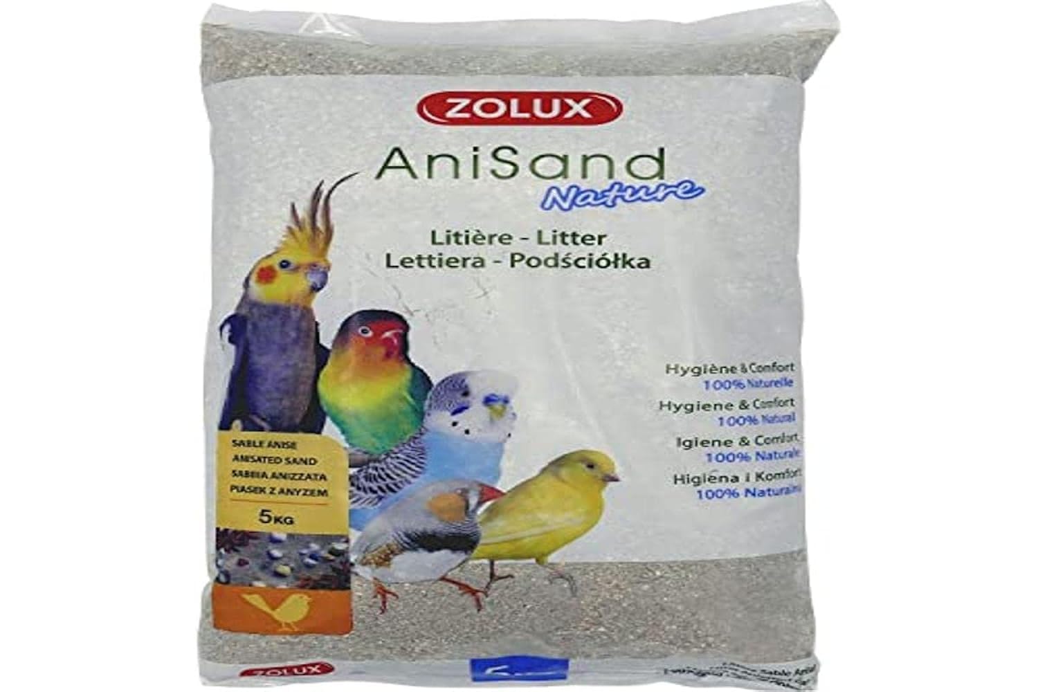 Zolux Sable Anisand Nature Bag 5 kg