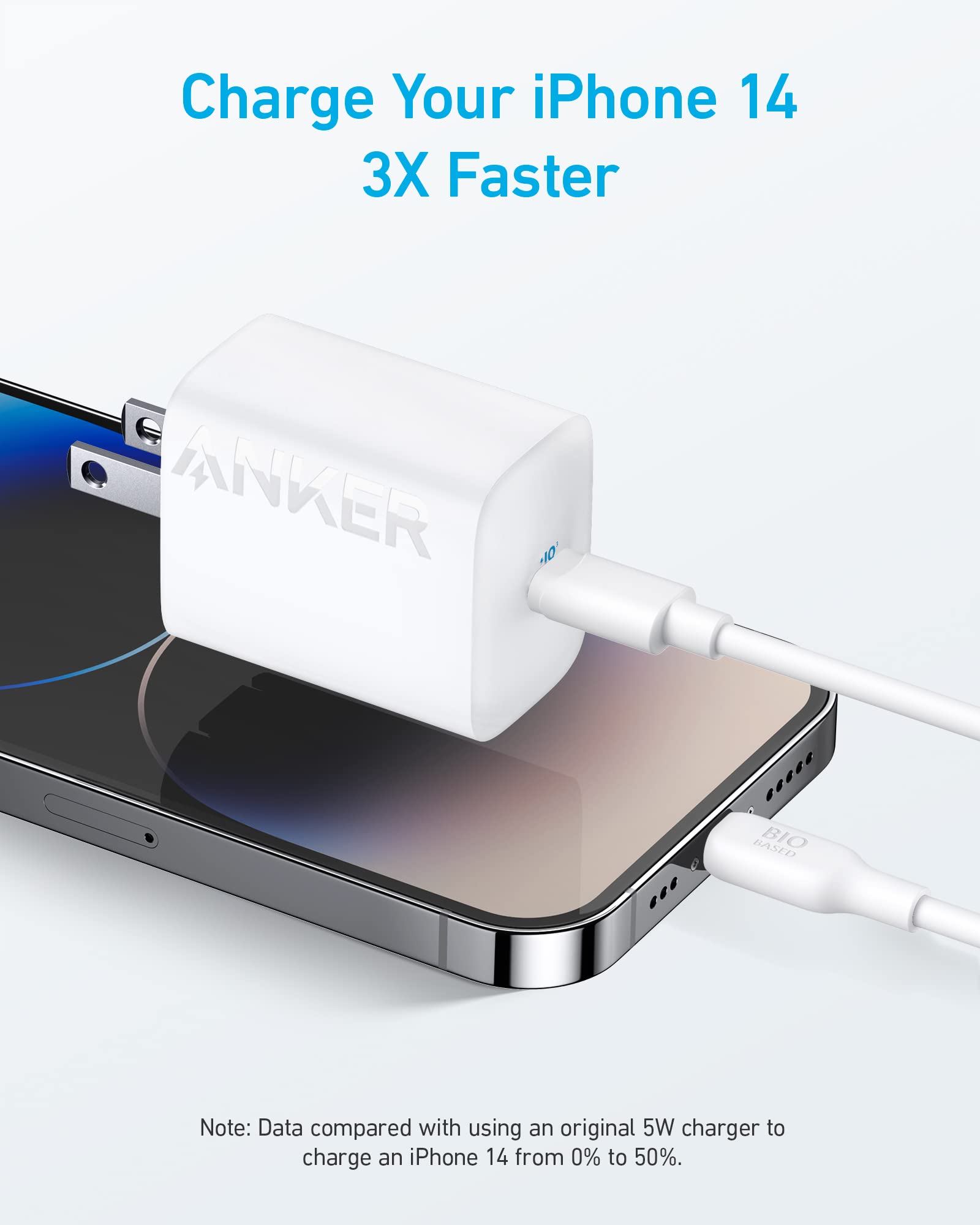 30W USB-C Charger, Anker 312 Charger with Compact and Foldable Design, 2-Pack 30W Fast Charger for iPhone 17/16/15 Series, Samsung S23, MacBook Air, Pixelbook, iPad Pro, and More (Cable Not Included)