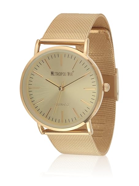 Metropolitan Quarzuhr goldfarben 36 mm