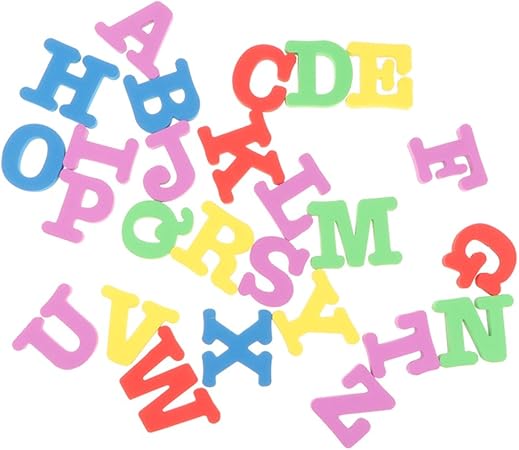 Amazon 6色選べる 26個英語文字 アルファベット 冷蔵庫マグネット 多色 英語 外国語 おもちゃ