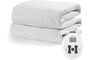 Sunbeam Restful Quilted Heated Mattress Pad - Full, White