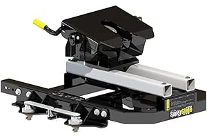 PullRite 2714 OE Puck Series 16K SuperGlide Automatically Sliding 5th Wheel Hitch for Select Ford 6.5 ft. Truck Beds