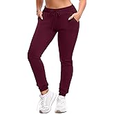 SINOPHANT Joggers for Women with Pockets Drawstring Sweatpants for Lounge Gym Yoga