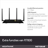 NETGEAR Nighthawk Modem Router Gigabit WiFi Black Dual-Band 4G Connectivity view 6