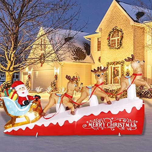 Nervure 13 FT Christmas Inflatable Decorations Giant Christmas Santa