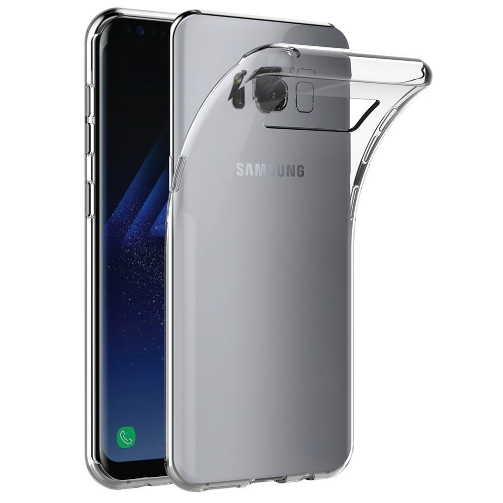 Cover Samsung Galaxy S8, iVoler Cover Galaxy S8 Silicone Case Molle di TPU Trasparente Sottile