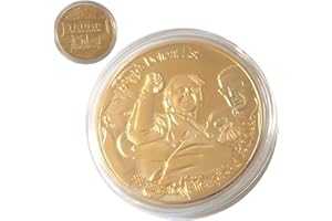 GENERIC Trumps Coin, Trumps shootings Coin, Trumps Coin 2024 Gold Real Coin, Trumps Collectibles, Double-Sided Printed Presidential Collectible Souvenir Coin