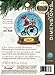 Dimensions Counted Cross Stitch Love Santa Snow Globe Christmas Ornament Kit, 3.75'' W x 4.5'' H