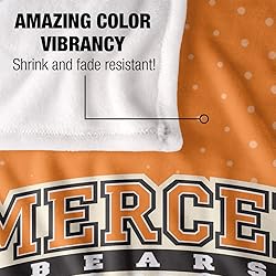 Mercer University Bears Blanket, 36"x58" Logo