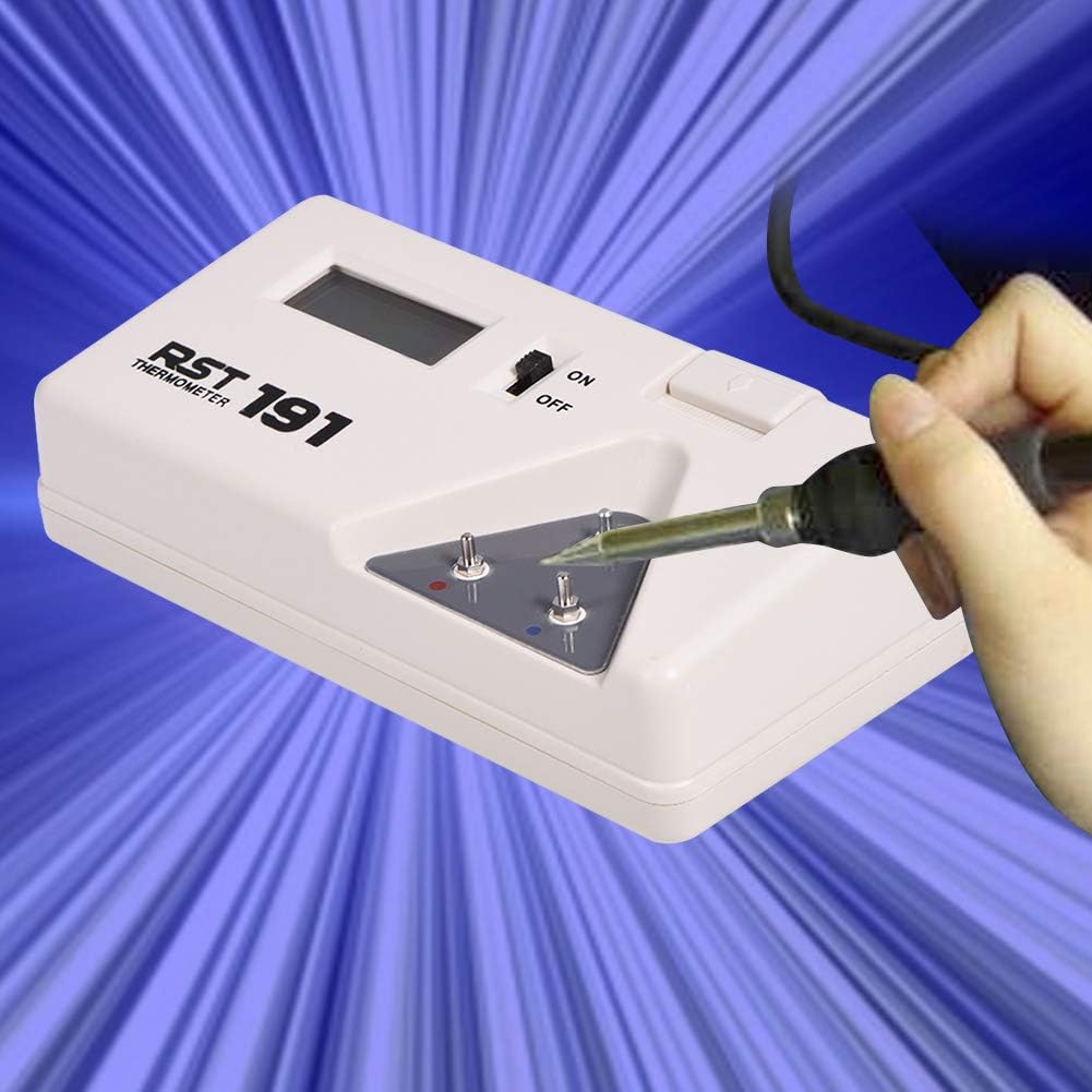 Soldering Iron Temperature Tester Solder Thermometer Digit Display Measuring Range 0℃~700℃, White - Image 5