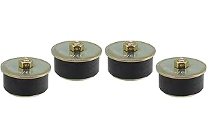 X AUTOHAUX 4pcs Automotive Rubber Freeze Plug Rubber Expansion Plug Fit Hole Size 1-3/4" to 1-7/8" 44mm-47mm