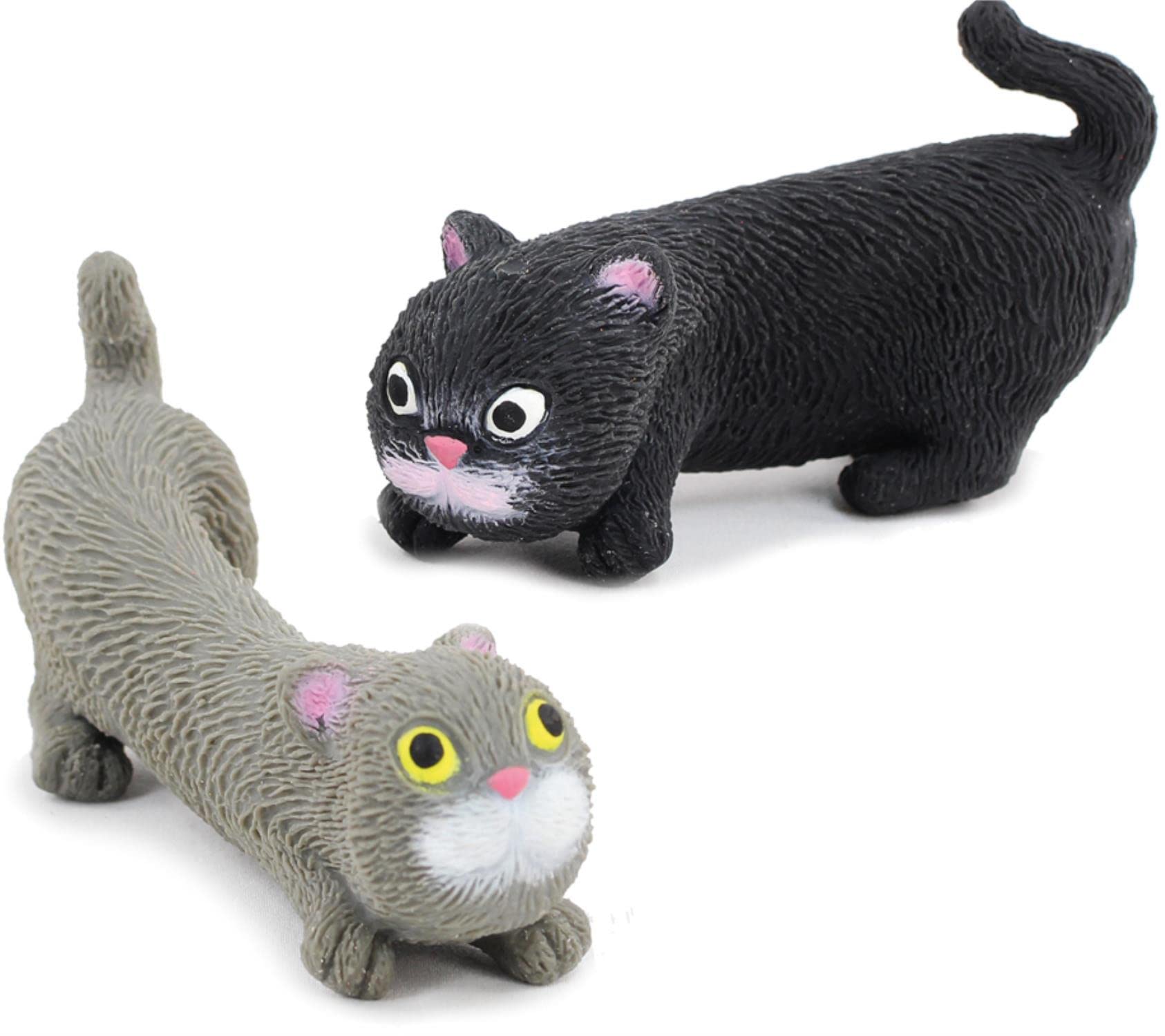 Keycraft Stretchy Cat 9cm (3 colours, 1 colour sent at random)