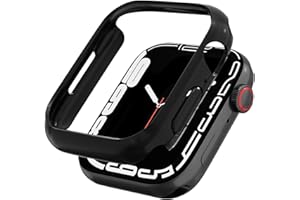 Miimall Compatible with Apple Watch Series 8 Series 7 41mm Case, Ultra-Thin Hard PC All-Around Protective Shockproof Bumper C