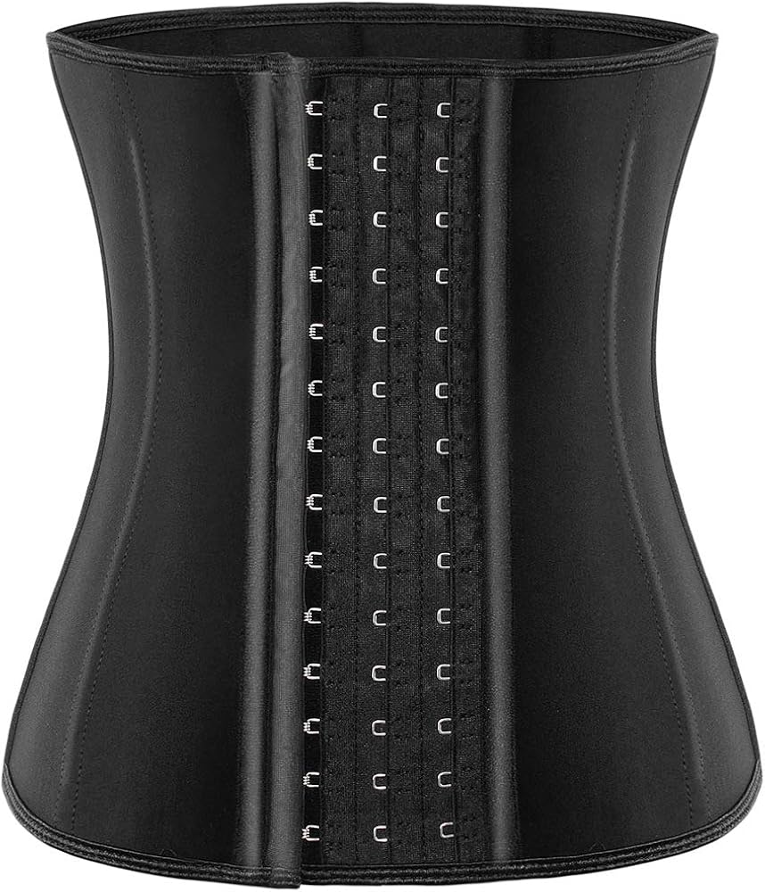 ECOWALSON Waist Trainer for Women Corset Cinher Body Shaper with Steel Bones and Extender at  Women’s Clothing store