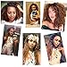 Alisfeel Ombre Kinky Curly Hair with Closure Grade 8A Brazilian Virgin Curly Hair Extensions with 4x4 Free Part Lace Closure Human Hair 1B/30# Color (18 20 22+16)