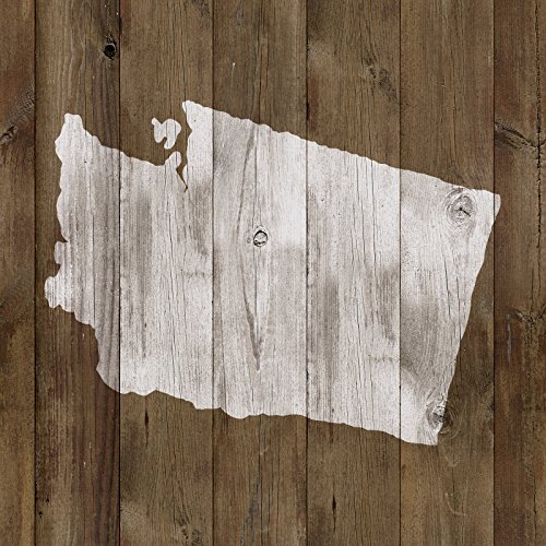Washington State Stencil Template - Reusable Stencil with Multiple Sizes Available