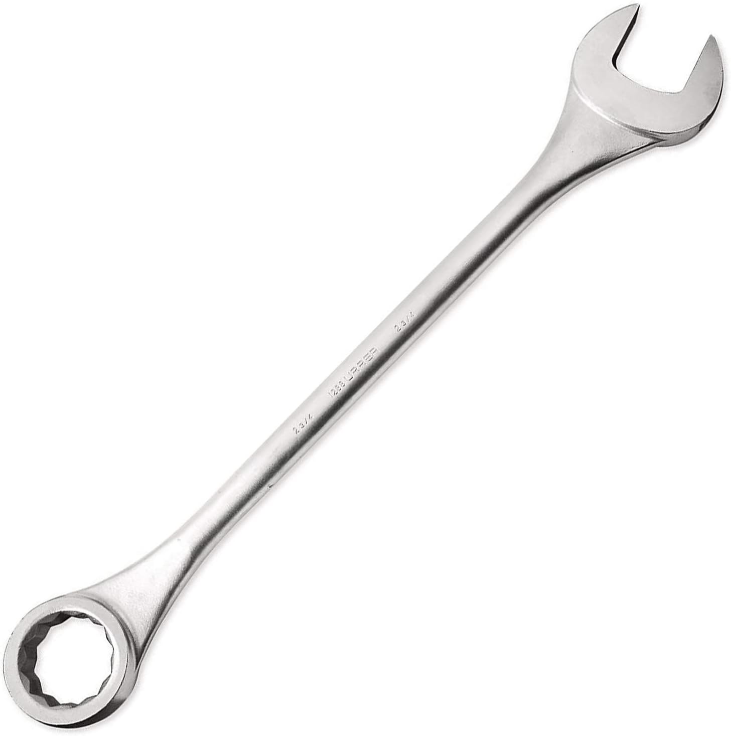 URREA 12-Point Combination Wrench - 2-1/16" Jumbo Mechanics Tool with Hot Drop Forged Construction & Satin Finish - 1266