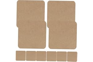 DIYEAH 10pcs Clay Backing Board Blank Wood Board Pottery Art Board DIY Supplies Pottery Board for Clay Pottery Boards Clay Board Clay Crafts Plate Clay Crafting Board Wood Pottery Board