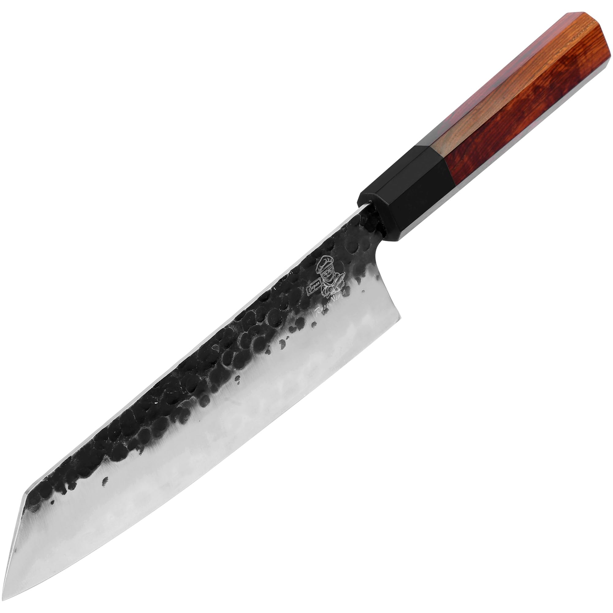 Photo 1 of RyoriNinja 8 inch Japanese Gyuto Chef Knife, 3 Layers 9Cr18Mov High Carbon Stainless Steel Kitchen Knife with Gift Box