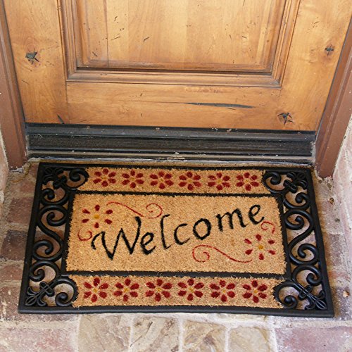 Rubber-Cal Welcome Home Coir Rubber Doormat - Thumbnail 3
