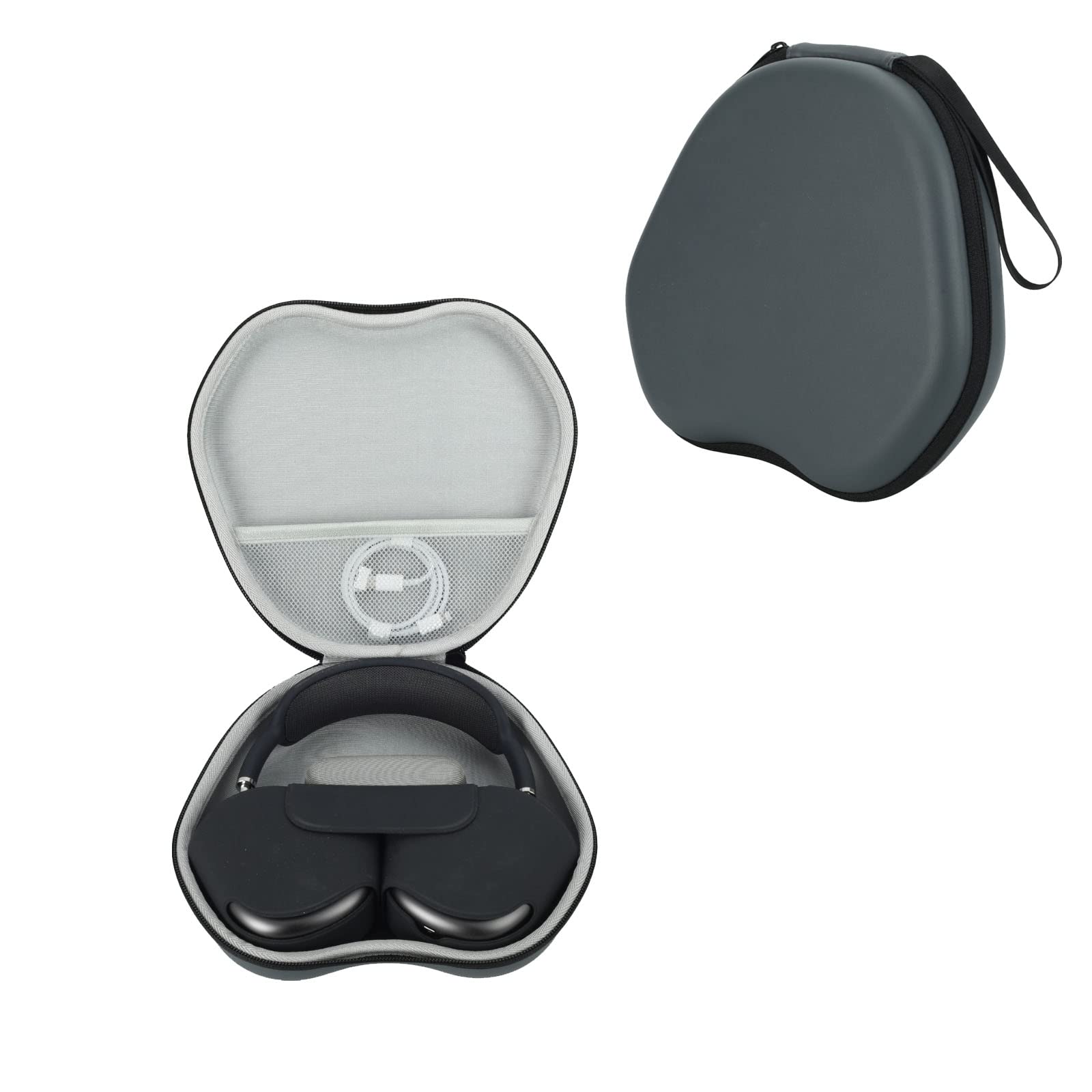 Travel Case for AirPods Max, Airpod Max accessories Headphone Protective PU&EVA&Polyester Storage Bag Portable Storage Box Airpod Max case