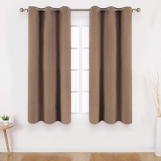 Amazon Com Homeideas Blackout Curtains Wide 42 X 63 Inches Length