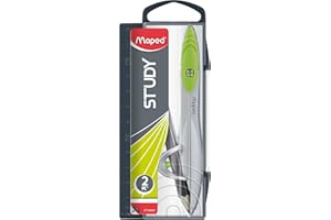 Maped Study Metal Compass with Universal Holder in Reusable Storage Case (119410TA)