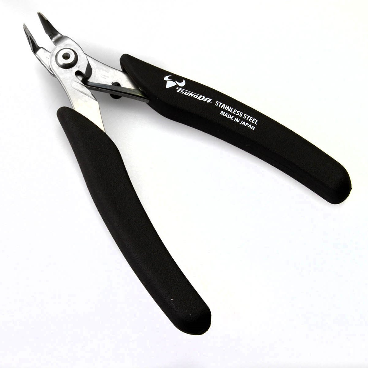 Tsunoda SNB-125, Stainless Cutting Pliers (5-Inch Bent-Type)