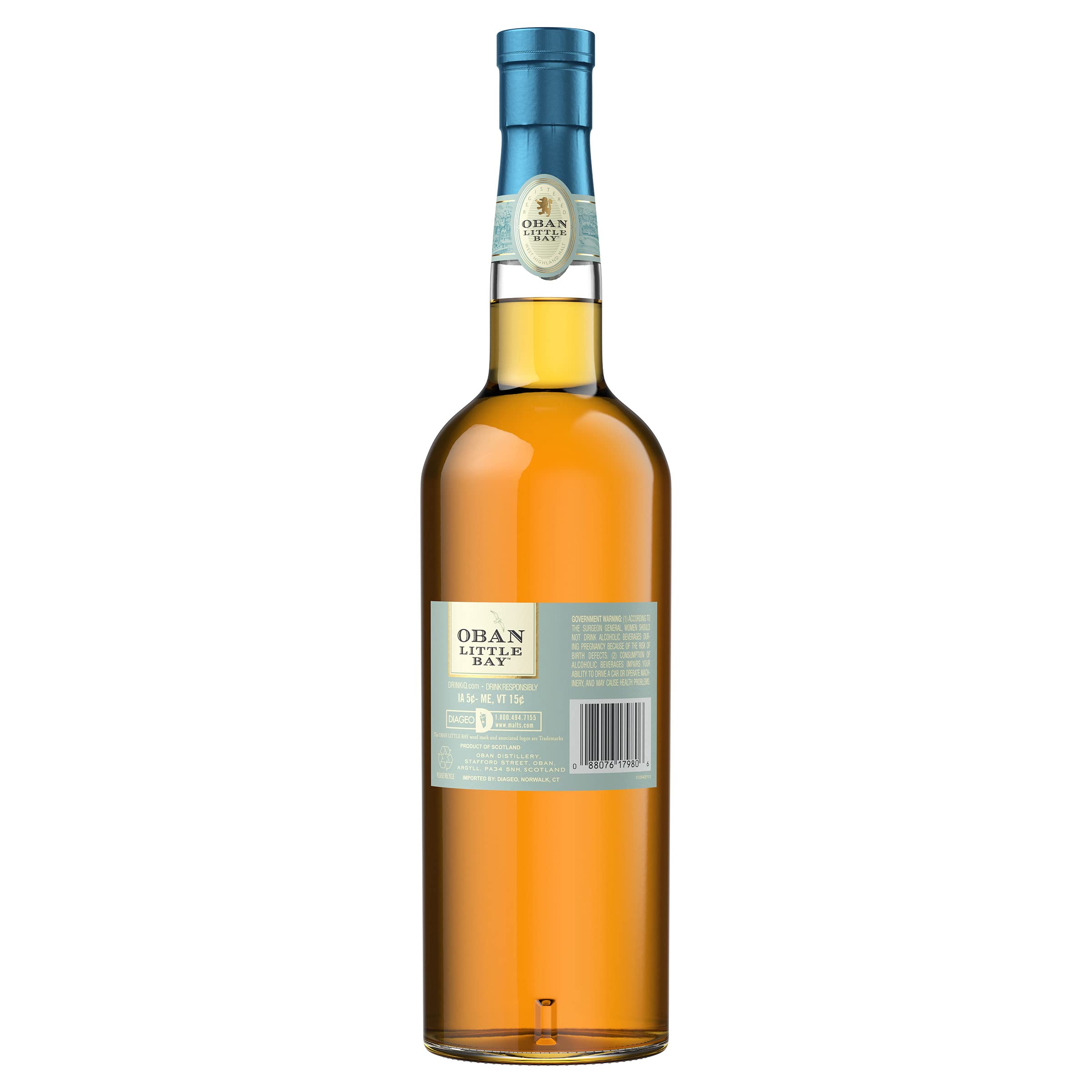 Oban Little Bay, Highland Single Malt Scotch Whisky, aromatischer, handverlesen aus Schottland, 43% vol, 700ml Einzelflasche 8