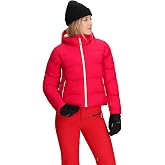 Obermeyer Women's Slopeside Puffer Jacket, Warm Waterproof Winter Coat | Waterproof Breathable, Adjustable Hood, Snap-Away Powderskirt, Thumbhole Cuffs, Insulated, Mountain Ready