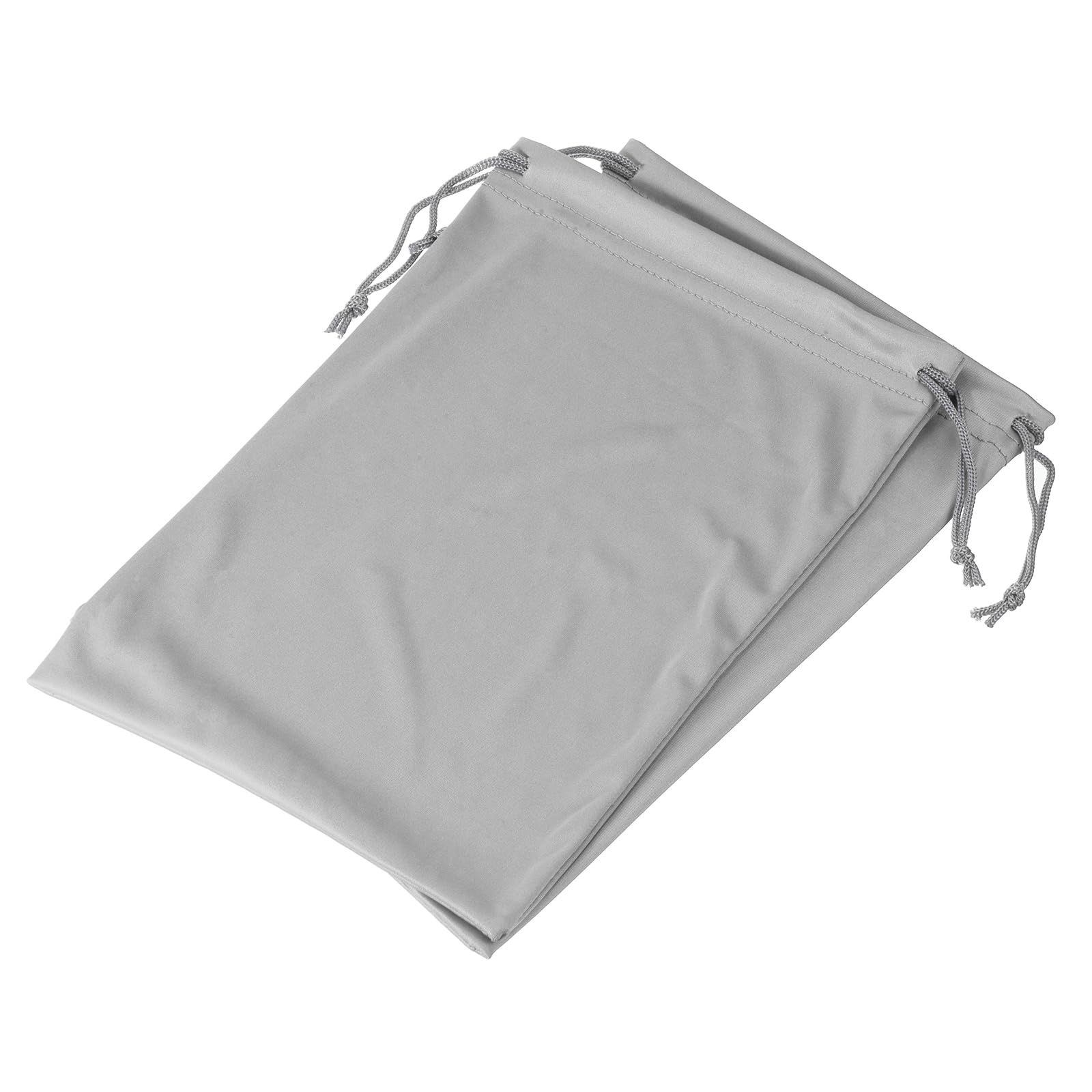 M METERXITY 2 Pack Ski Goggle Bag - Microfiber Snow Goggles Case Sleeve Drawstring Pouch Protection Bags, Apply to Goggles (7.1 x 10.6 Inch, Gray)