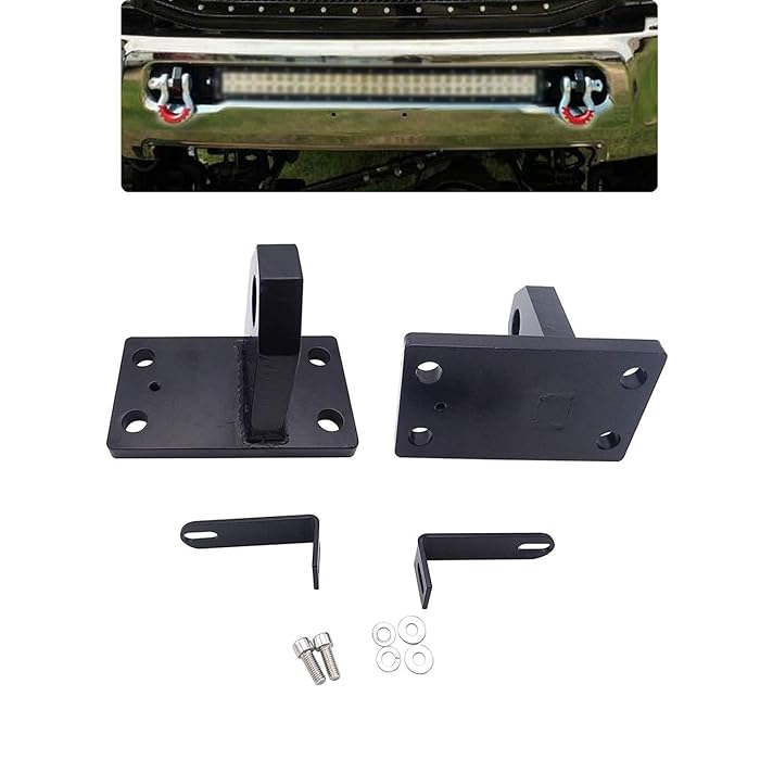 Buy Front Tow Hooks w/Lower Bumper DaSen Heavy Duty 32" LED Light Bar