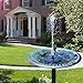 ADDTOP Solar Bird Bath Fountain Pump 1.4W Free Standing Solar Panel Kit Water Pump for Garden, Pond, Pool