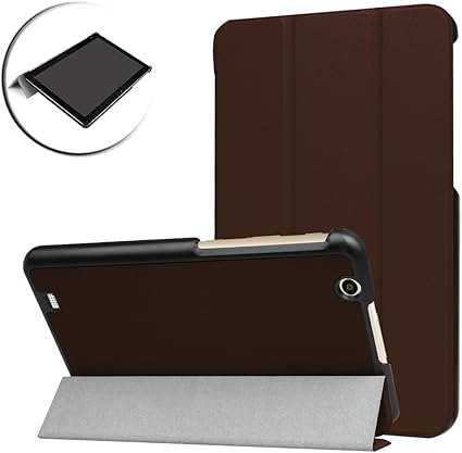 Amazon Co Jp Shinezone Lg G Pad 8 0 Iii Lgt02 J Com タブレット 用 ケース 高級puレザー 三つ折 超薄全面保護型 スタンド機能付き ブラウン パソコン 周辺機器