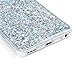 Badalink LG V20 Case Shiny Glitter Sparkle Powder Series Shockproof Drop Protection Soft TPU Flexible Rubber Protective Sratchproof Slim-Fit Colorful Cover for LG V20 - Silver