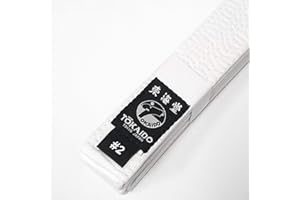 Tokaido Karate, White Elite Cotton Belt
