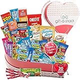 Valentines Day Heart Snack Box Variety Pack Care