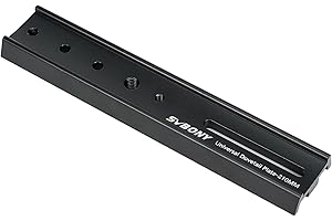 SVBONY SV219 Dovetail Mount Plate, 210mm 8.26 inches Universal Dovetail Plate Compatible with Vixen Dovetail Saddles, Telescope Accessories for OTA Equatorial Tripod Sky Astrophotography