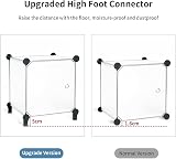 AWTATOS Storage Cube Organizer with Doors 6 Cube DIY Modular Shelves view 7